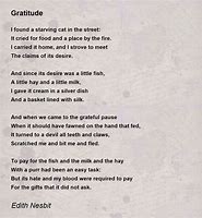 Image result for Gratitude Poem