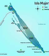 Image result for Isla Mujeres Thing to See Map