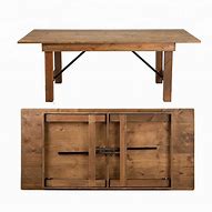 Image result for Solid Wood Table Foldable