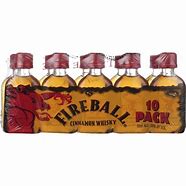 Image result for Fireball Cinnamon Whiskey 50 Ml