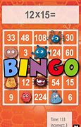 Image result for How Do You Play Math Bingo