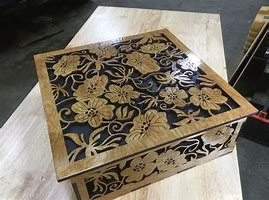 Image result for Laser-Cut Wood Box Patterns Free