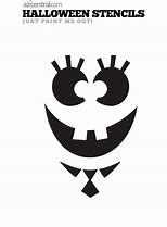 Image result for Spongebob Pumpkin Carving Stencil