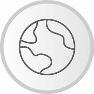 Image result for Earth Gray Icon