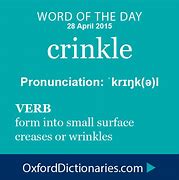 Image result for The Word Crinkle