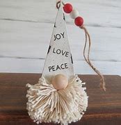 Image result for Wooden Gnome Christmas Ornaments