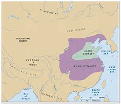 Image result for Xia Shang Zhou Map