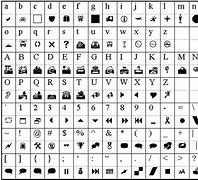 Image result for Webdings Trademark Symbol Font