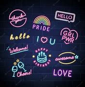 Image result for Neon Sign Vector