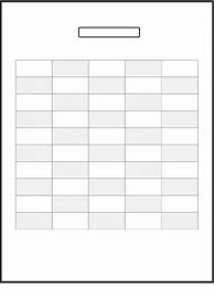 Image result for Blank Number Chart