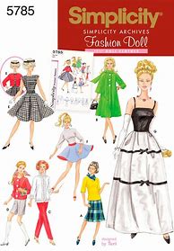 Image result for Barbie Clothes Sewing Patterns