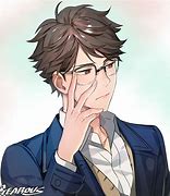 Image result for Oikawa with Glasses