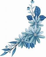 Image result for Aesthetic Blue Flowers PNG