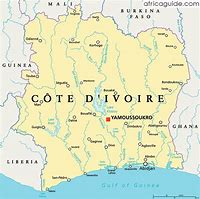 Image result for Ivory Coast On a Orld Map