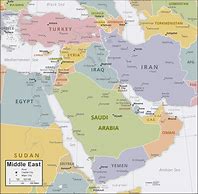 Image result for Middle East Map UAE