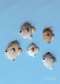 Image result for Crafts Using Shells