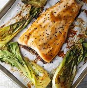 Image result for Miso Salmon with Baby Bok Choy