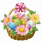 Image result for Happy Easter Flower Basket Clip Art