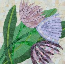 Image result for Mosaic Art Flowers