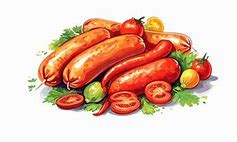 Image result for Sausage Cross Section Drawing