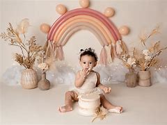 Image result for Boho Backdrop Cake Smash