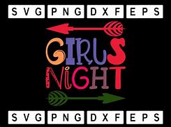 Image result for Free SVG Girls Night