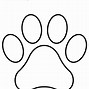 Image result for Dog Paw Print Template