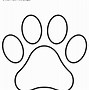 Image result for Dog Paw Print Template