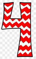 Image result for Red Number 4 Clip Art