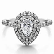 Image result for Pear-Shaped Double Halo Engagement Ring