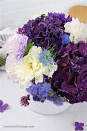 Image result for Purple Hydrangea Bouquet