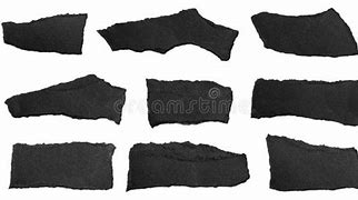 Image result for Black Paper Pieces