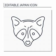 Image result for Tanuki Side View