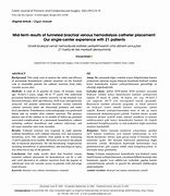 Image result for Selective Catheter Placement From Brachial Approach