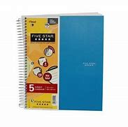 Image result for Five Star 5 Subject Notebook