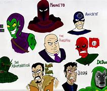 Image result for Marvel Characters Villains