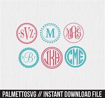 Image result for Circle Monogram SVG