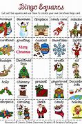 Image result for Christmas Bingo Words