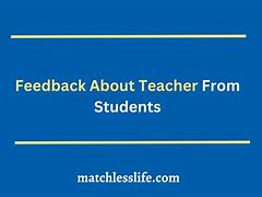 Image result for Teacher Feedback