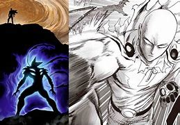 Image result for Saitama Punching Cosmic Garou