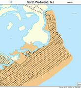 Image result for Map of Wildwood NJ Shore Line