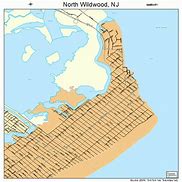 Image result for Printable Map of Wildwood NJ