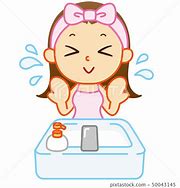 Image result for Wash Your Face Clip Art