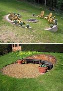 Image result for Fire Pit Sloped Backyard