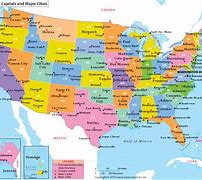 Image result for America Major Cities Map