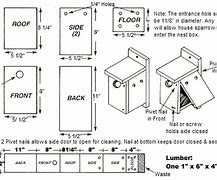 Image result for Wren Nest Box Plans