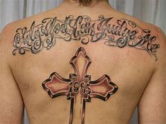 Image result for Best Back Cross Tattoos