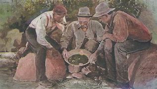 Image result for Man Panning for Gold