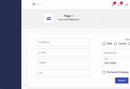 Image result for Mui Form Template