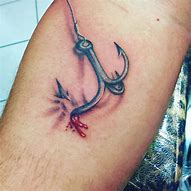 Image result for Cat Fish Fishing Hook Tattoo